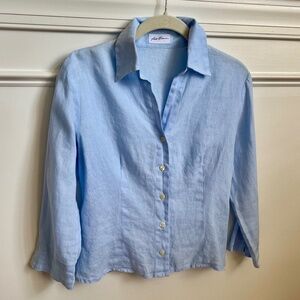 Robert Friedman tailored linen shirt